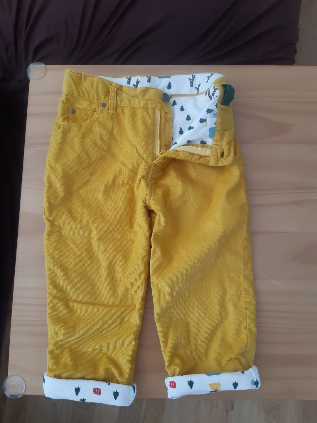 Customer photo review of Gold Woodland Adventure Jeans