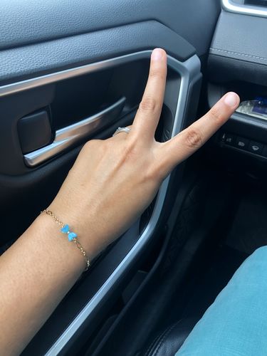 Customer photo review of For Ukraine: Hedgehog Bracelet