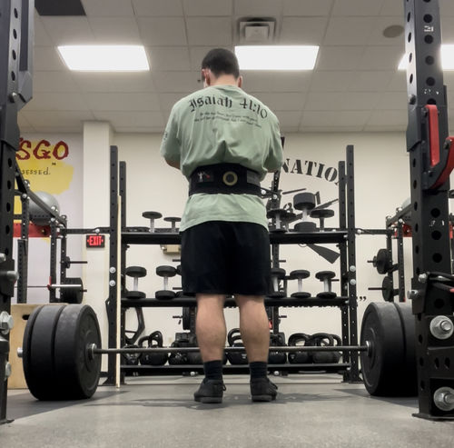 Customer photo review of Isaiah 41:10 Oversized Tee - Light Green