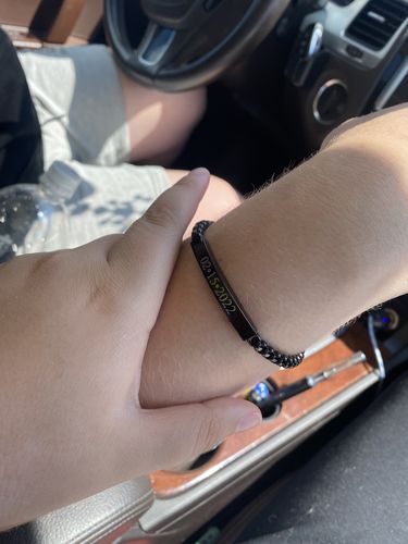 Customer photo review of 5mm Round Box Engravable ID Bracelet