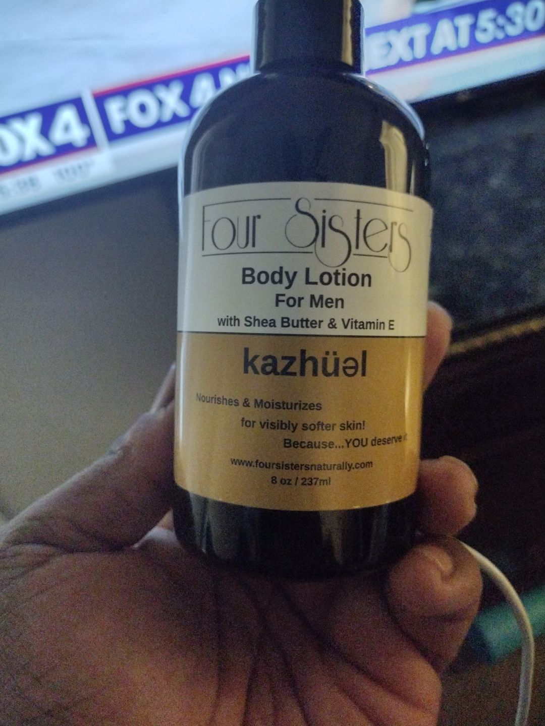 Customer photo review of Men's Body Lotion