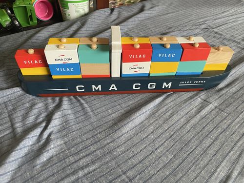 Customer photo review of Wood Cargo Ship