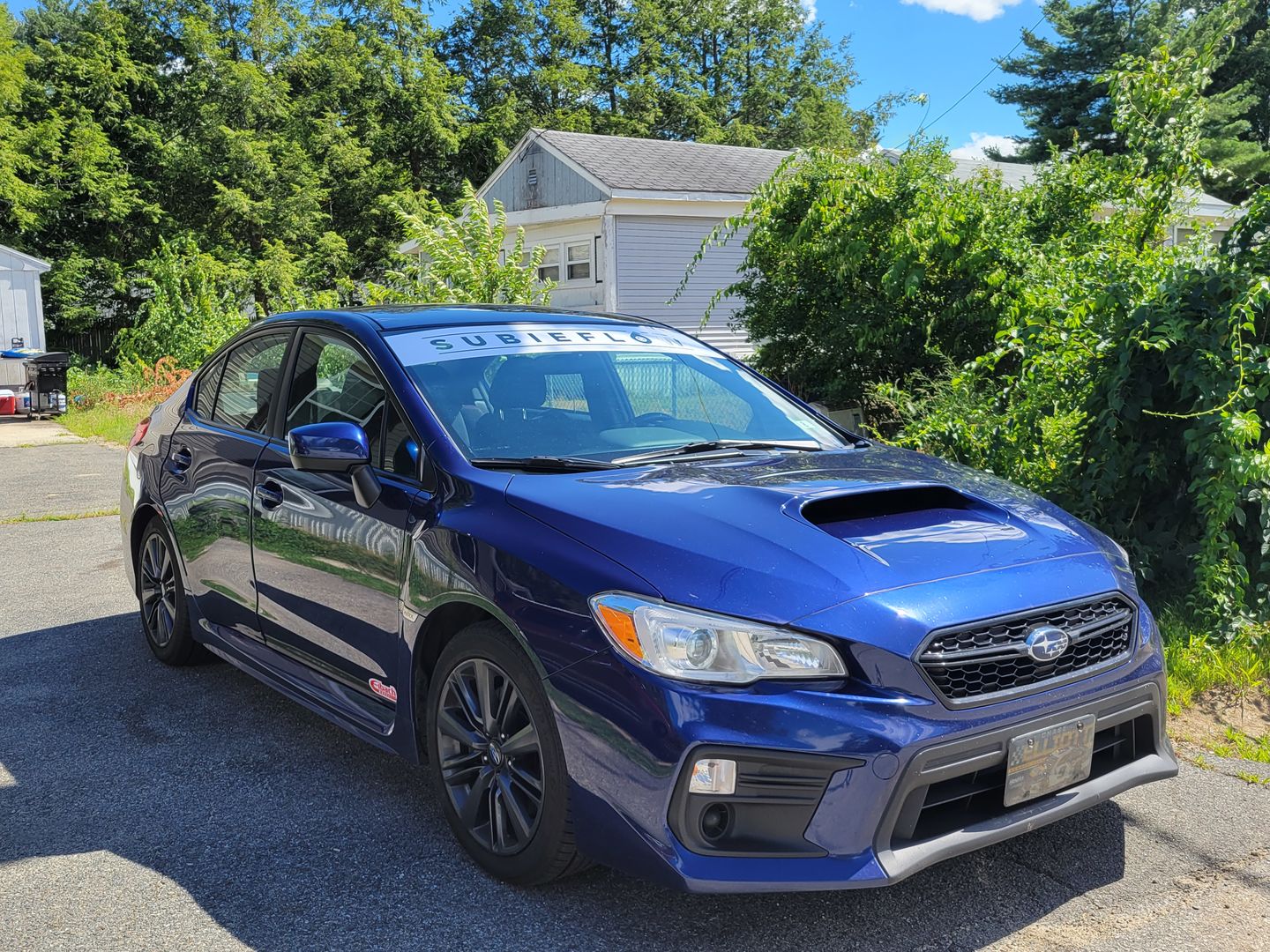 Customer photo review of Reverse Cut Windshield Banners