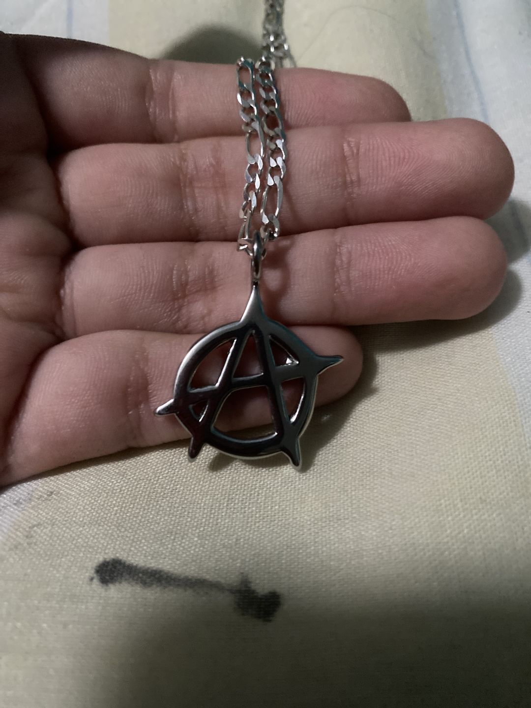 Customer photo review of ANARCHY PENDANT