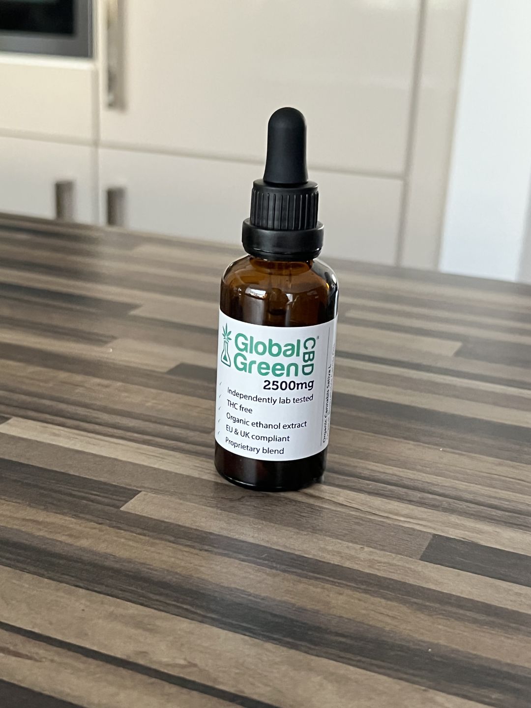Customer photo review of CBD Cold-Pressed Oil 1200mg