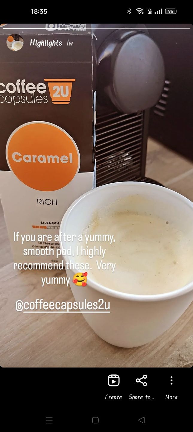 Customer photo review of Caramel Blend