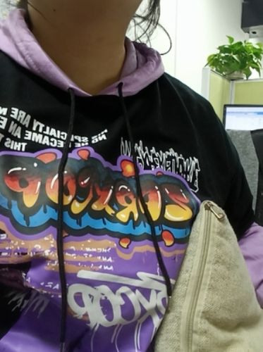 Customer photo review of Sweatshirt Jacket Trendy Hoodie Hong Kong