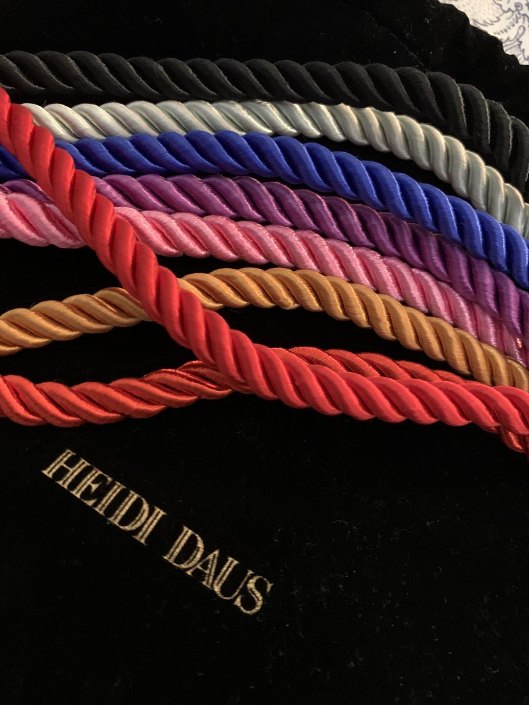 Customer photo review of Heidi Daus® "Elegant Essentials" Pin Enhancer Cord Necklace