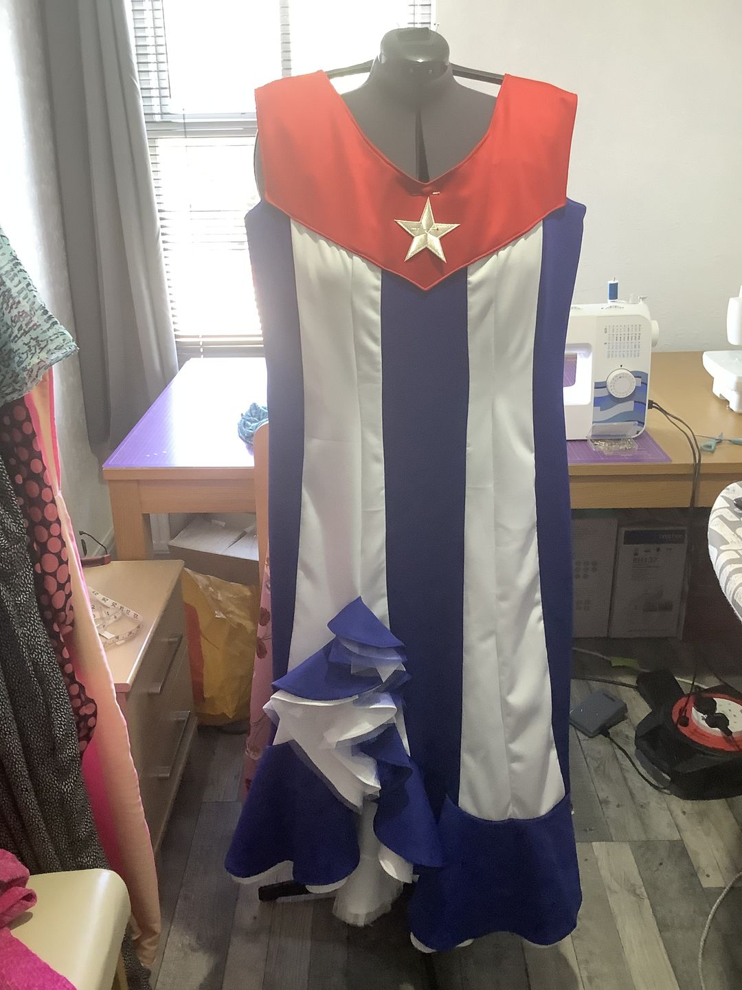 Customer photo review of Plain Scuba Fabric