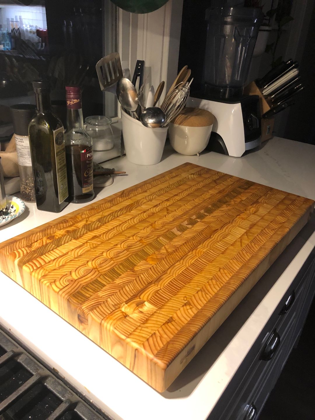 Customer photo review of Larchwood Cutting Board