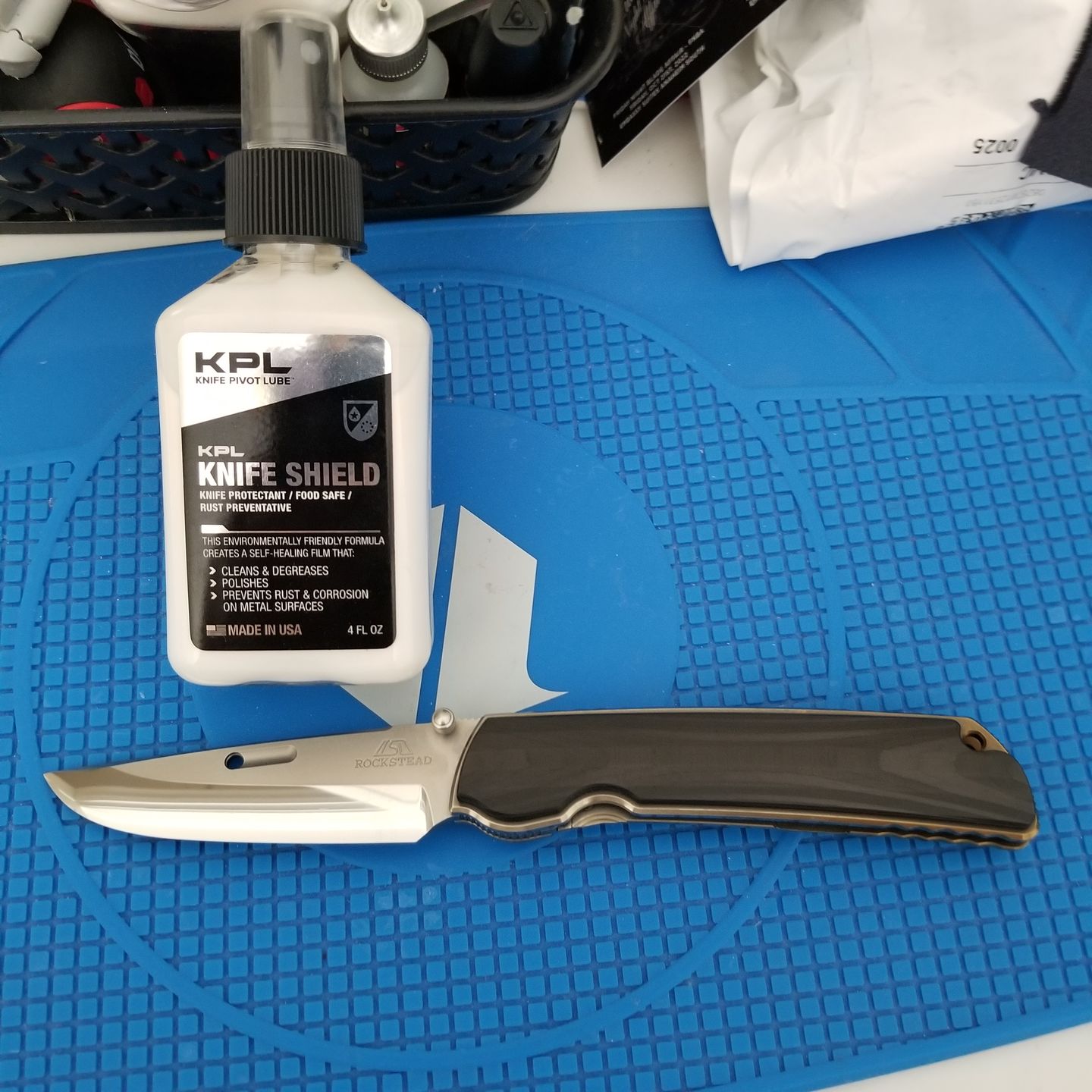 Customer photo review of Knife Shield - Corrosion Preventive Knife Cleaner