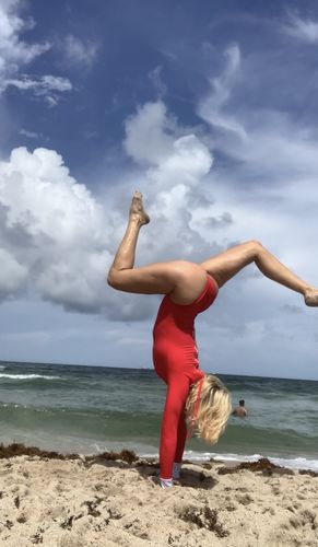 Customer photo review of Polaroid Long Sleeve Swimsuit