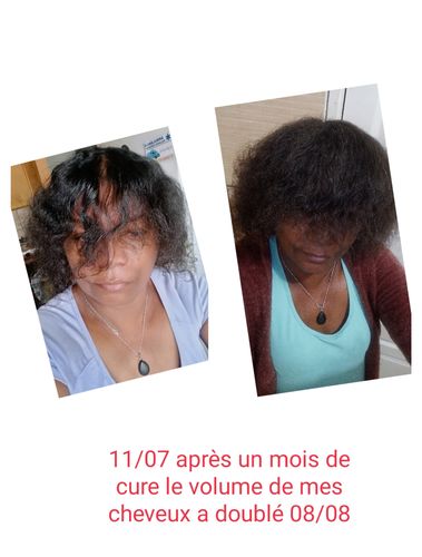 Customer photo review of Good Hair Women Anti-chute - 1 mois