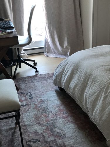 Customer photo review of Carmine Vintage Rust Rug