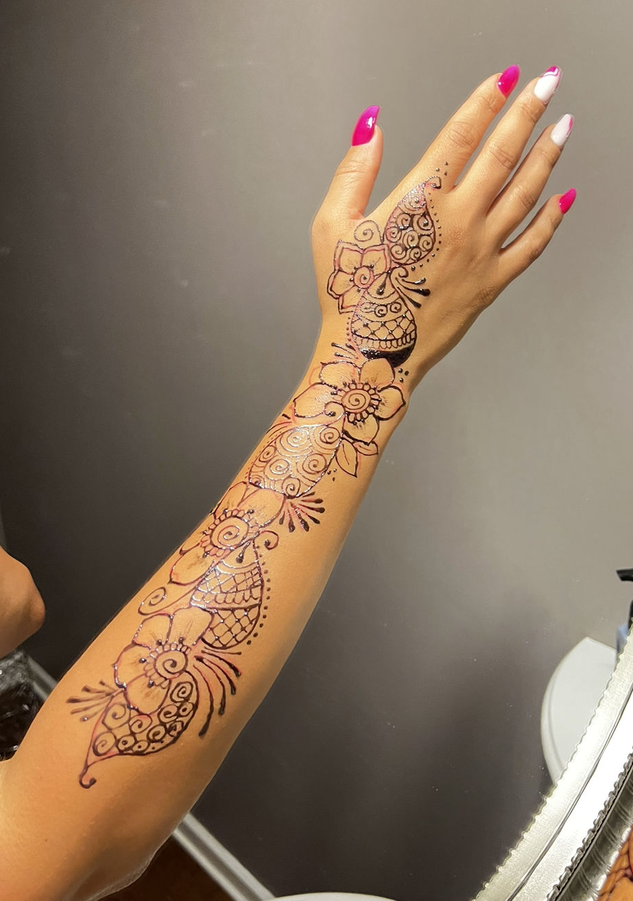 Customer photo review of 1 oz. Bottle of Fresh Jagua tattoo Gel