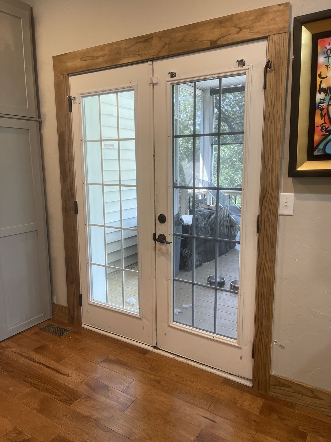 Customer photo review of Grills Between Glass 15 Lite Glass and Frame Kit (Full Lite)