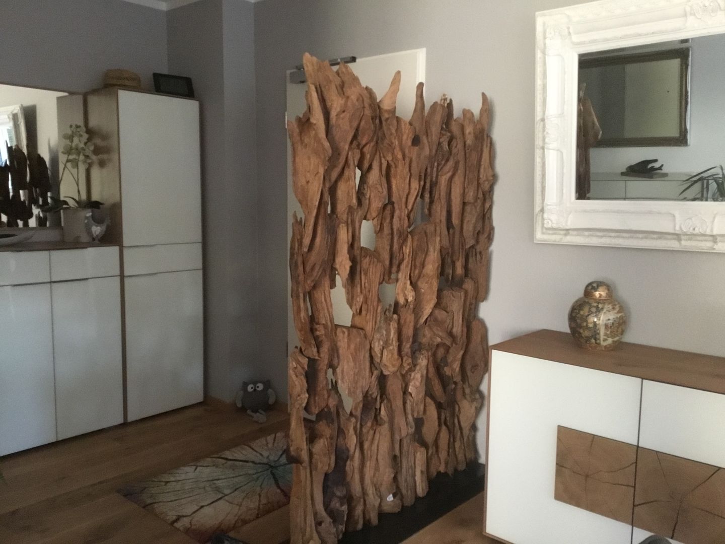 Customer photo review of BELMIRO Design Holz Raumteiler