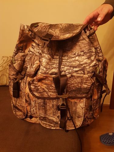 Customer photo review of Раница за лов ARGO® Камуфлаж