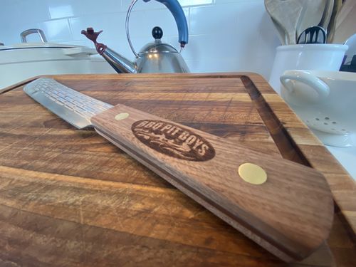 Customer photo review of 10" Stainless BBQ Knife