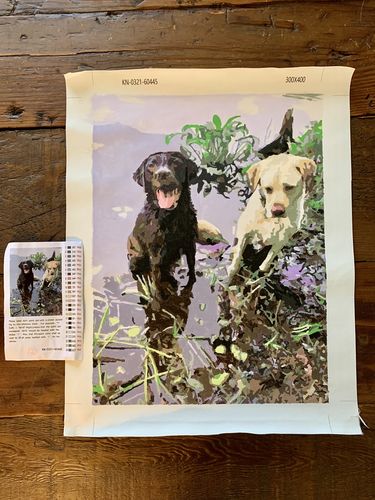 Customer photo review of Easy DIY Canvas Frame