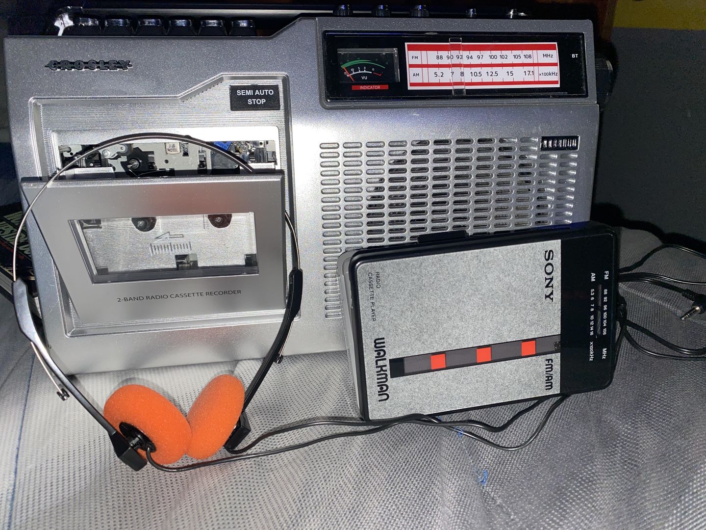 Customer photo review of Sony Walkman WM-AF22 AM/FM Portable Cassette Player
