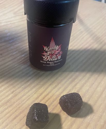 Customer photo review of Delta 9 THC Gummies Grape Vegan - Four Bottle Bundle (1200mg THC Total)