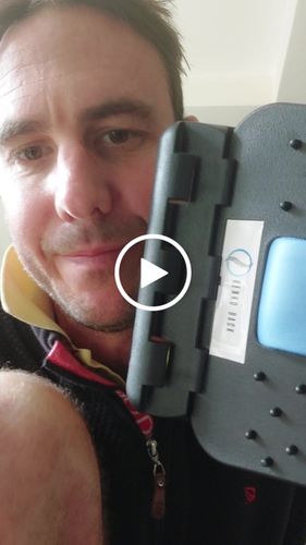 Customer video review of Orthopedic Back Stretcher
