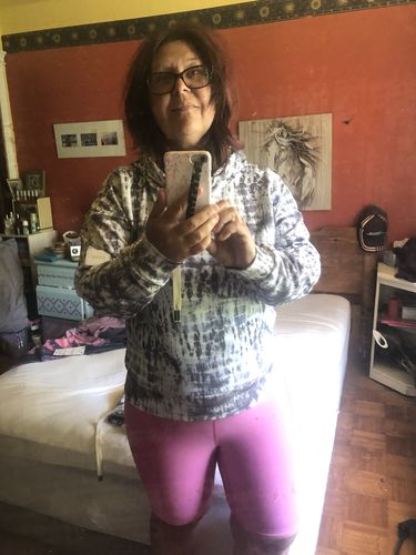 Customer photo review of Biker Short 8 1/4 " - Super Pink