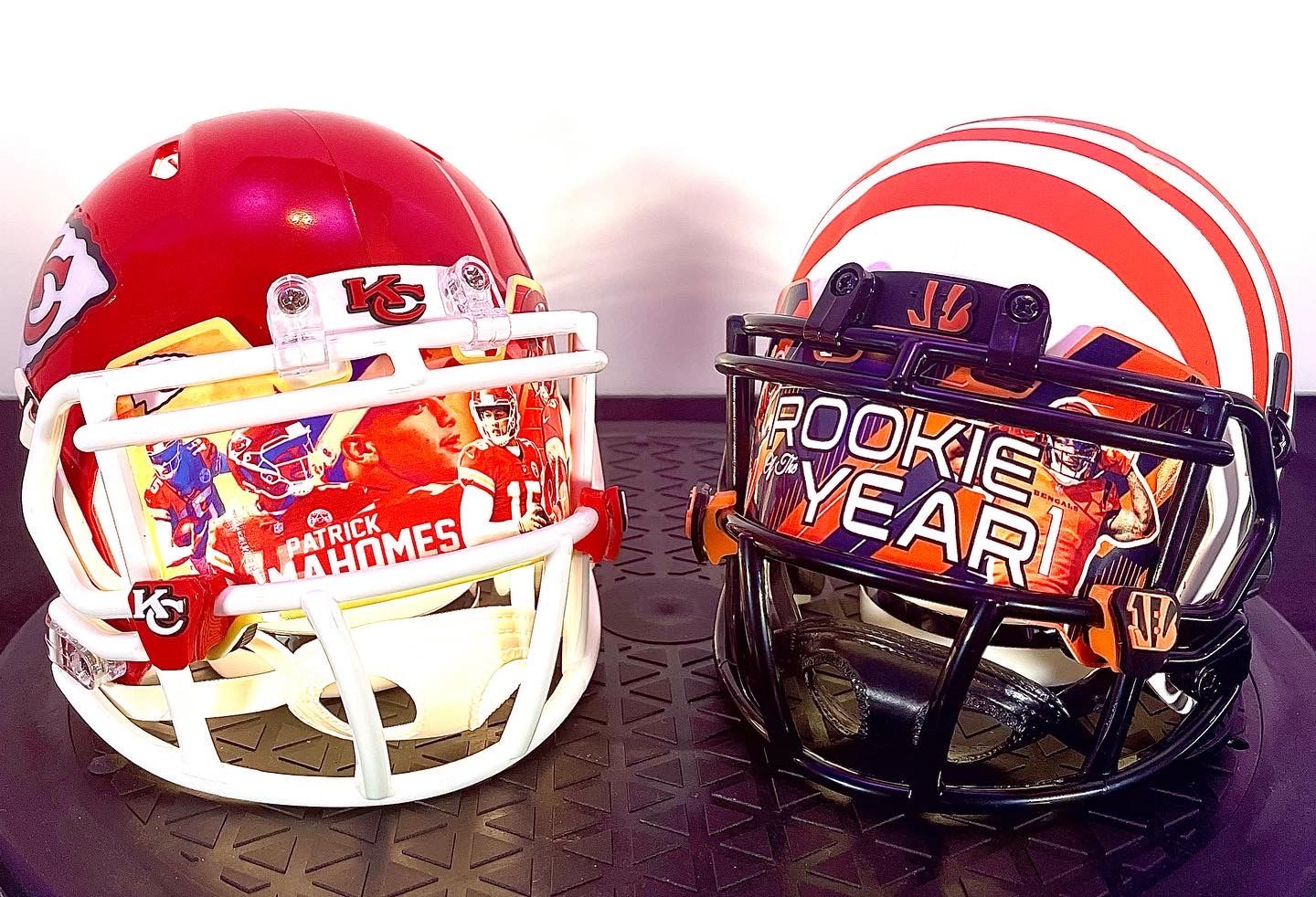 Customer photo review of Kansas City Chiefs Riddell Speed Mini Football Helmet