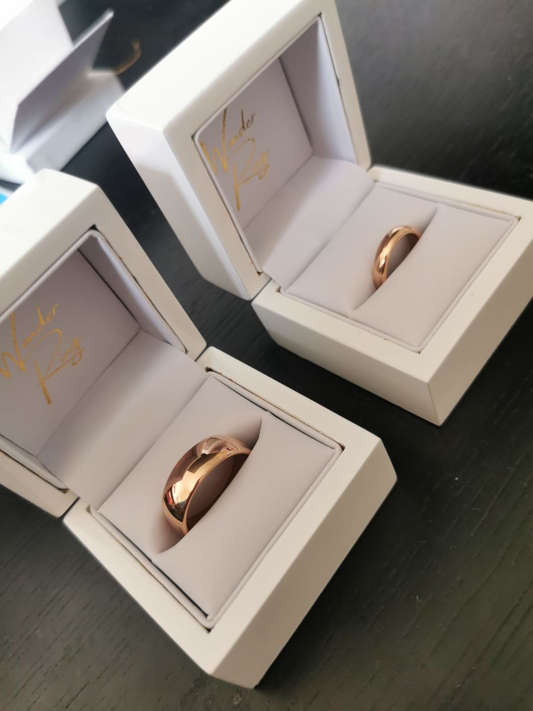 Customer photo review of Rose Gold Wonder Ring Set