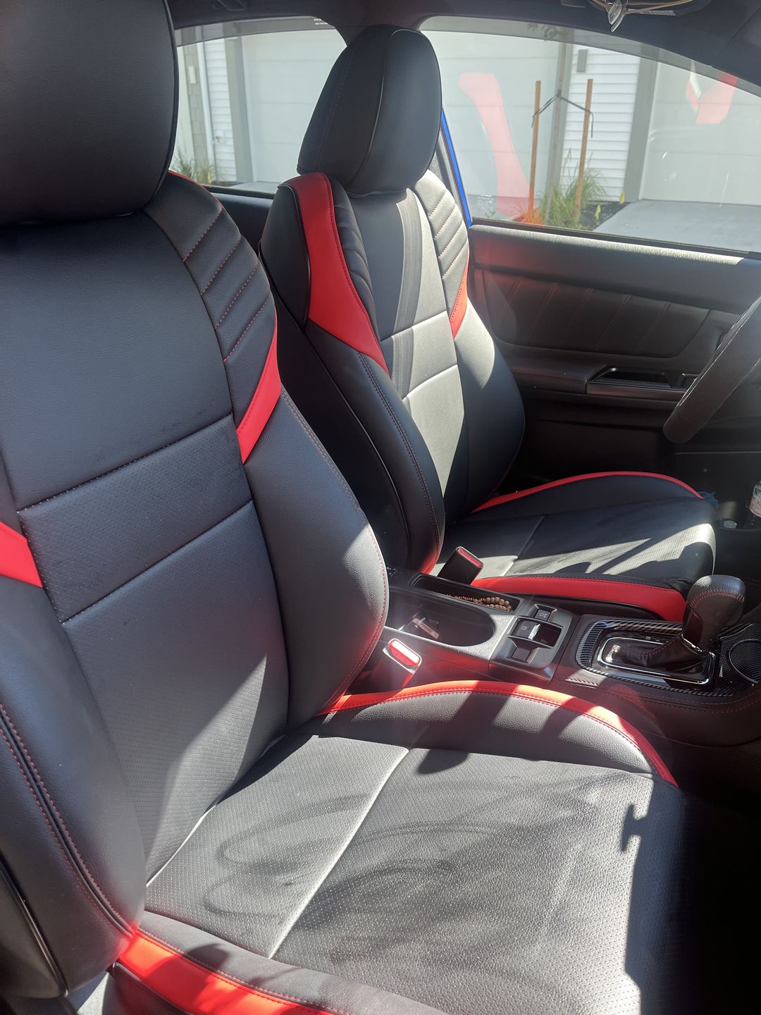 Customer photo review of 2015-21 Subaru WRX / STi Custom Leather Seat Covers