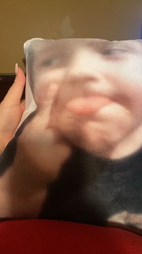 Customer photo review of Create A Custom Anything Pillow