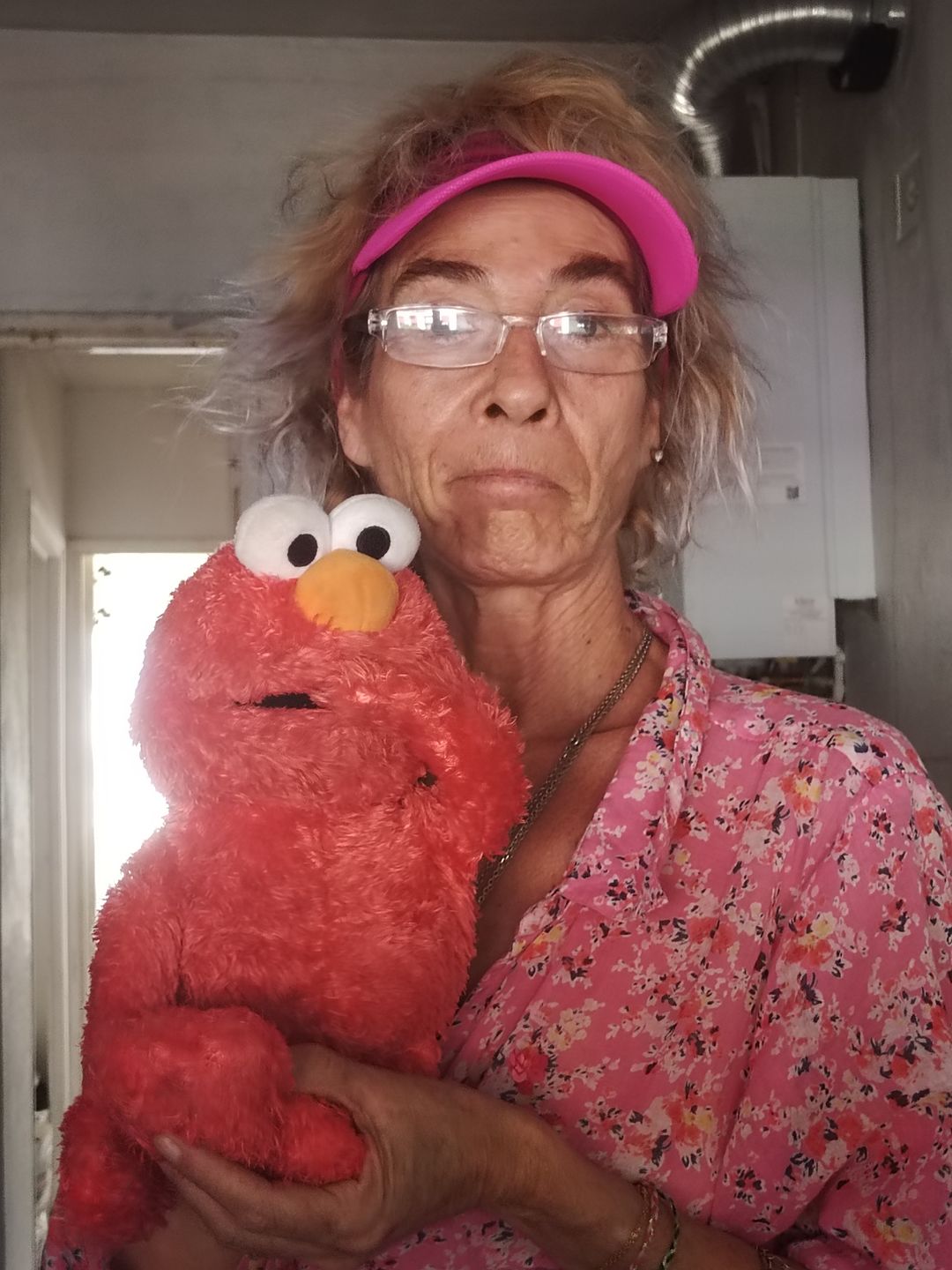 Customer photo review of Elmo Marionnette Sesame Street