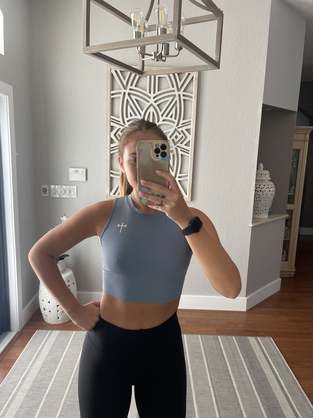 Customer photo review of Combat Top - Light Blue