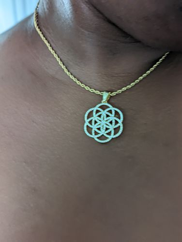 Customer photo review of Seed Of Life Necklace