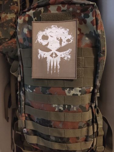 Customer photo review of BIG PATCH Nature Skull (olivgrau)