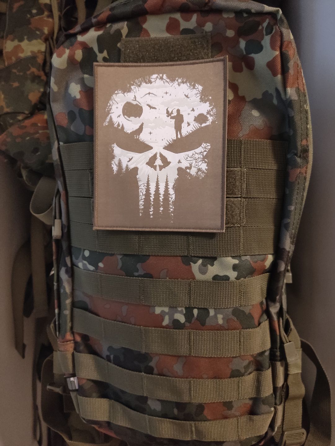 Customer photo review of BIG PATCH Nature Skull (olivgrau)