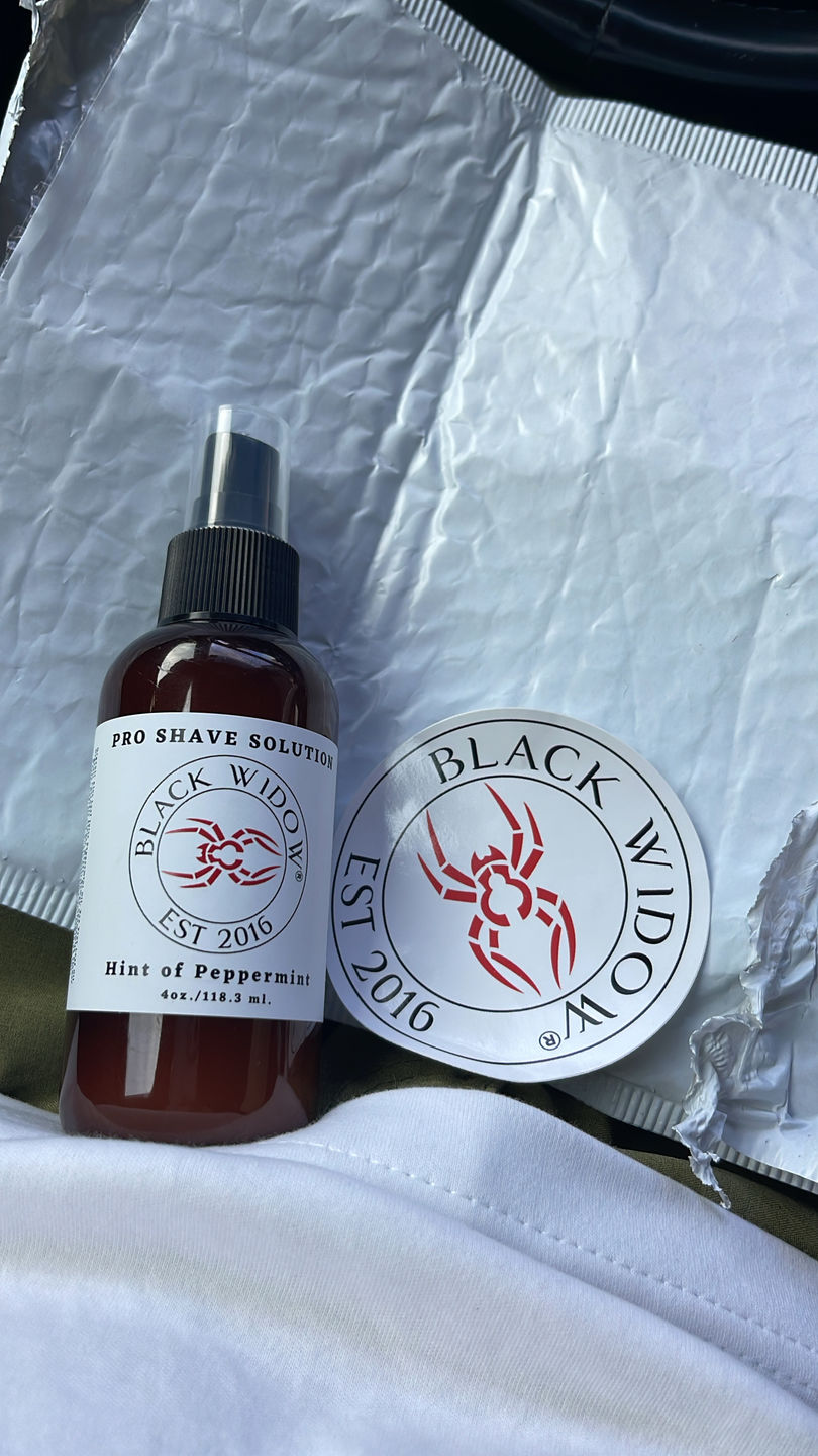 Customer photo review of PRO SHAVE SOLUTION (4 oz)