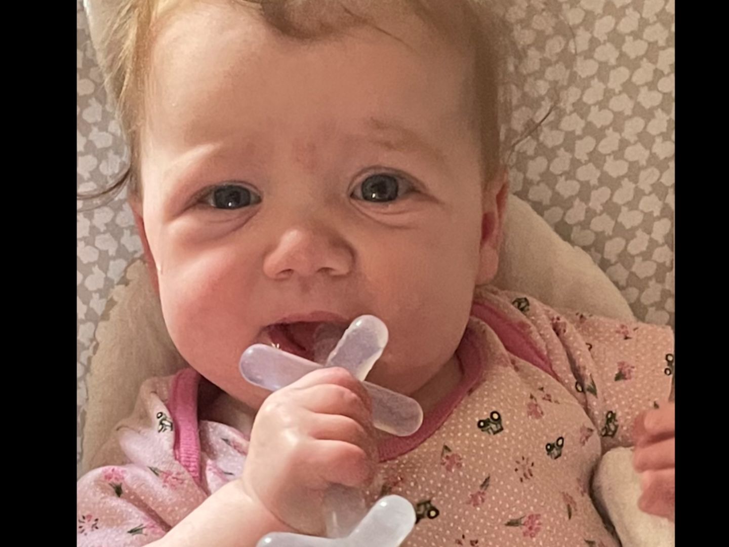Customer photo review of moonjax® baby teether