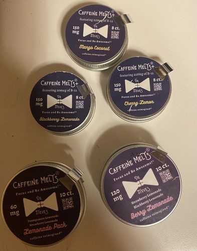 Customer photo review of Mango Coconut 150mg Caffeine Melts® PLUS (20mcg B-12, 8/15ct)