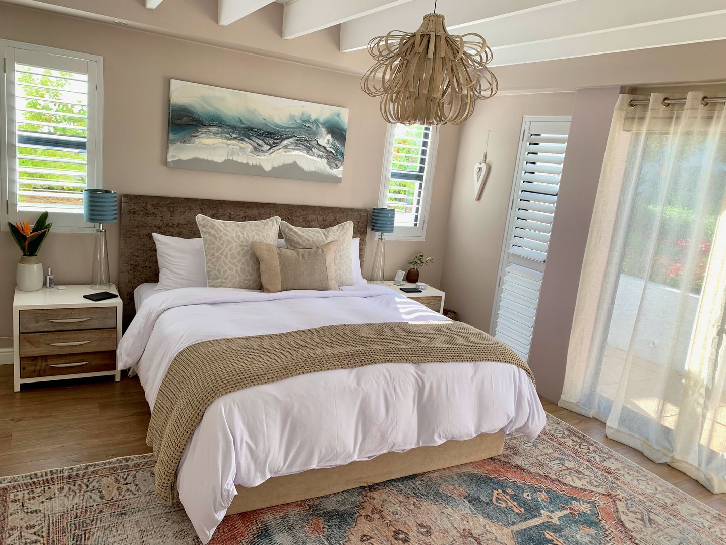 Customer photo review of Scandinavian White Duvet Cover Set