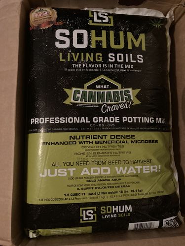 Customer photo review of Sohum Soil Organic Living Soil Just Add Water 1.5 cu ft