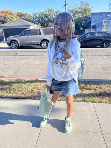 Customer photo review of Number No.23 Unisex Shirt Match Jordan 1 Mid Dutch Green