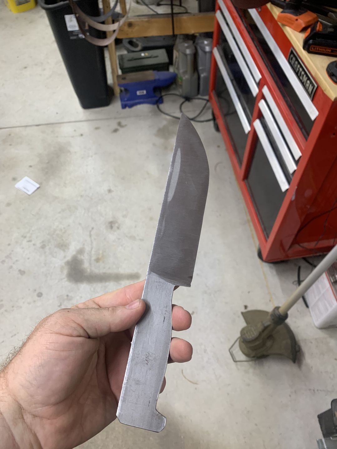 Customer photo review of 2" x 48" Sanding Belts for Stock Removal