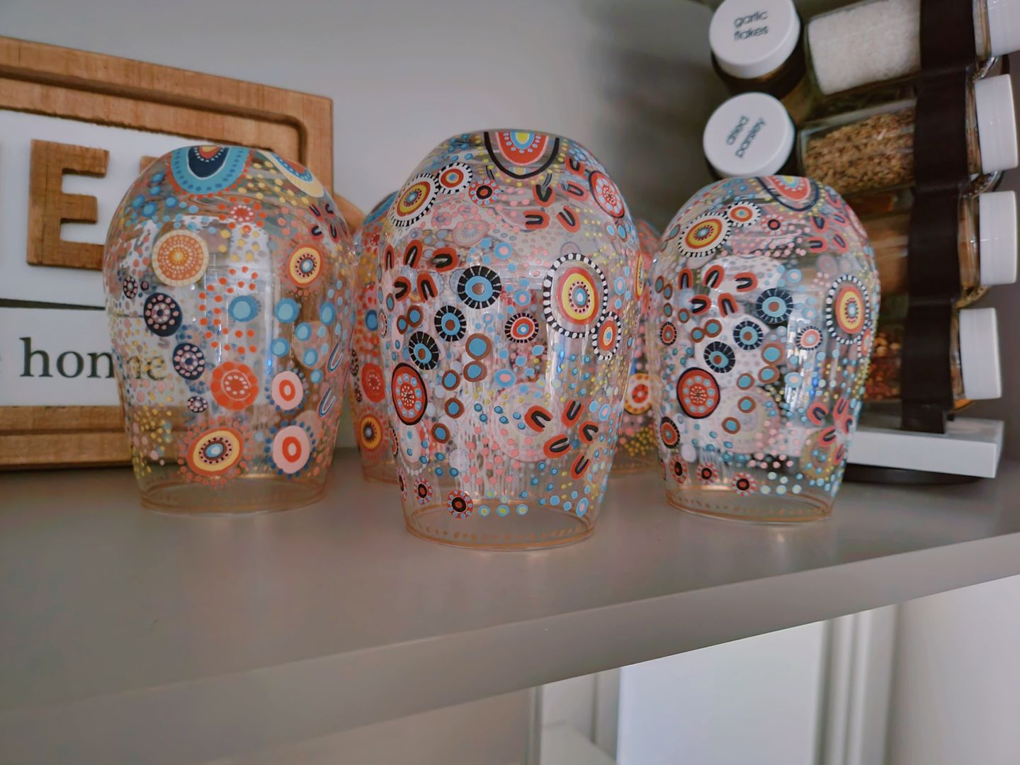 Customer photo review of Glass Tumbler Sacred Country (Set of 2 glasses)