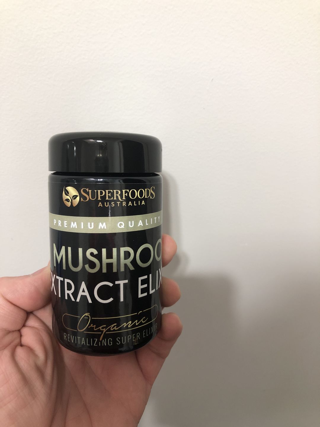 Customer photo review of Organic 7 Mushroom Extract - Chaga, Reishi, Cordyceps, Maitake, Shiitake, Lion's Mane, Turkey Tail