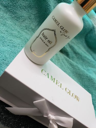 Customer photo review of Growth & Shine Hair Oil