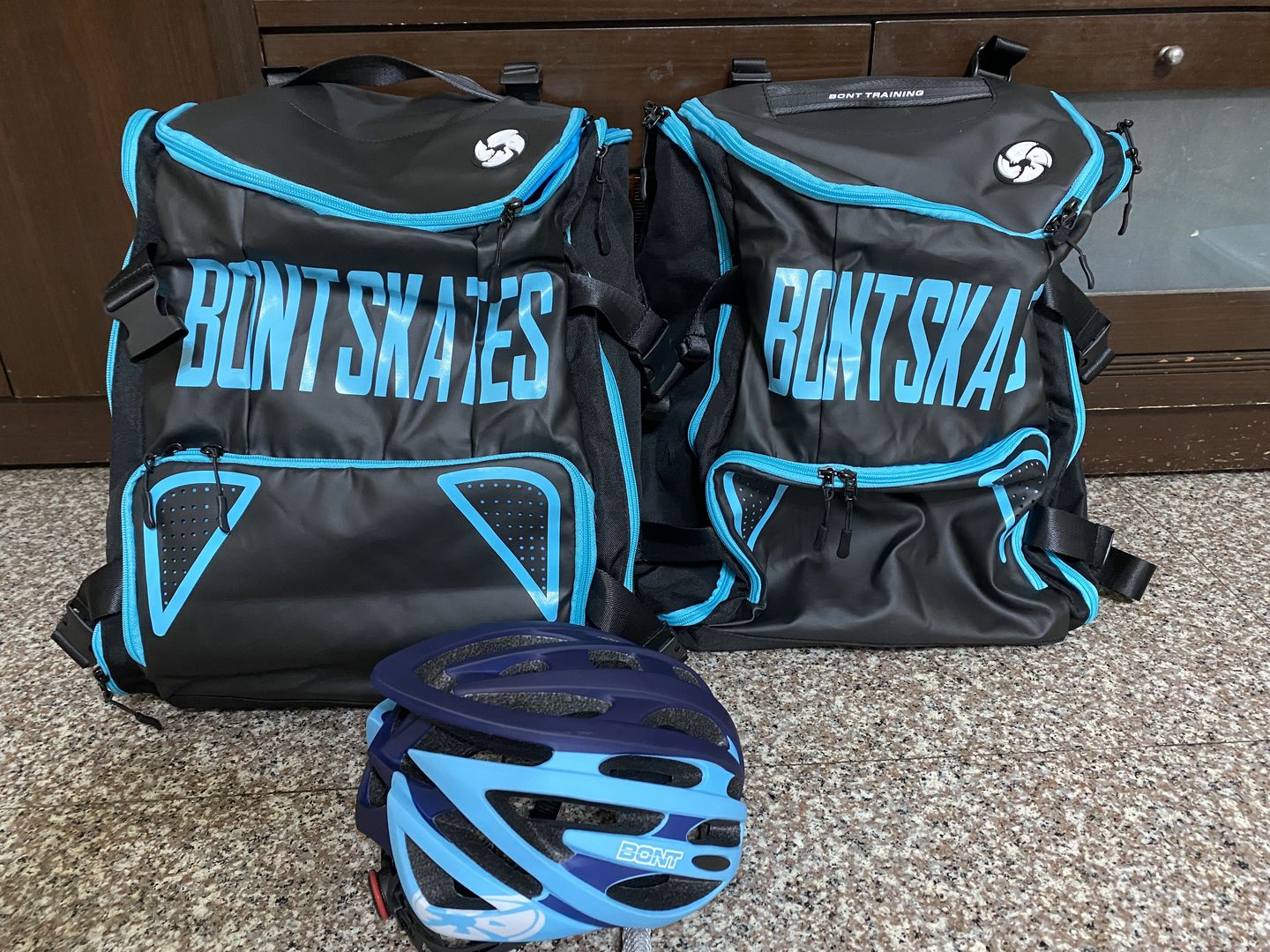 Customer photo review of Inline Speed Skating Helmet