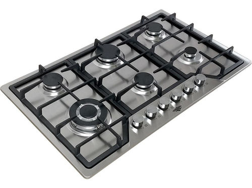 Customer photo review of Parrilla de Gas Empotrable 6 Quemadores Acero Inoxidable