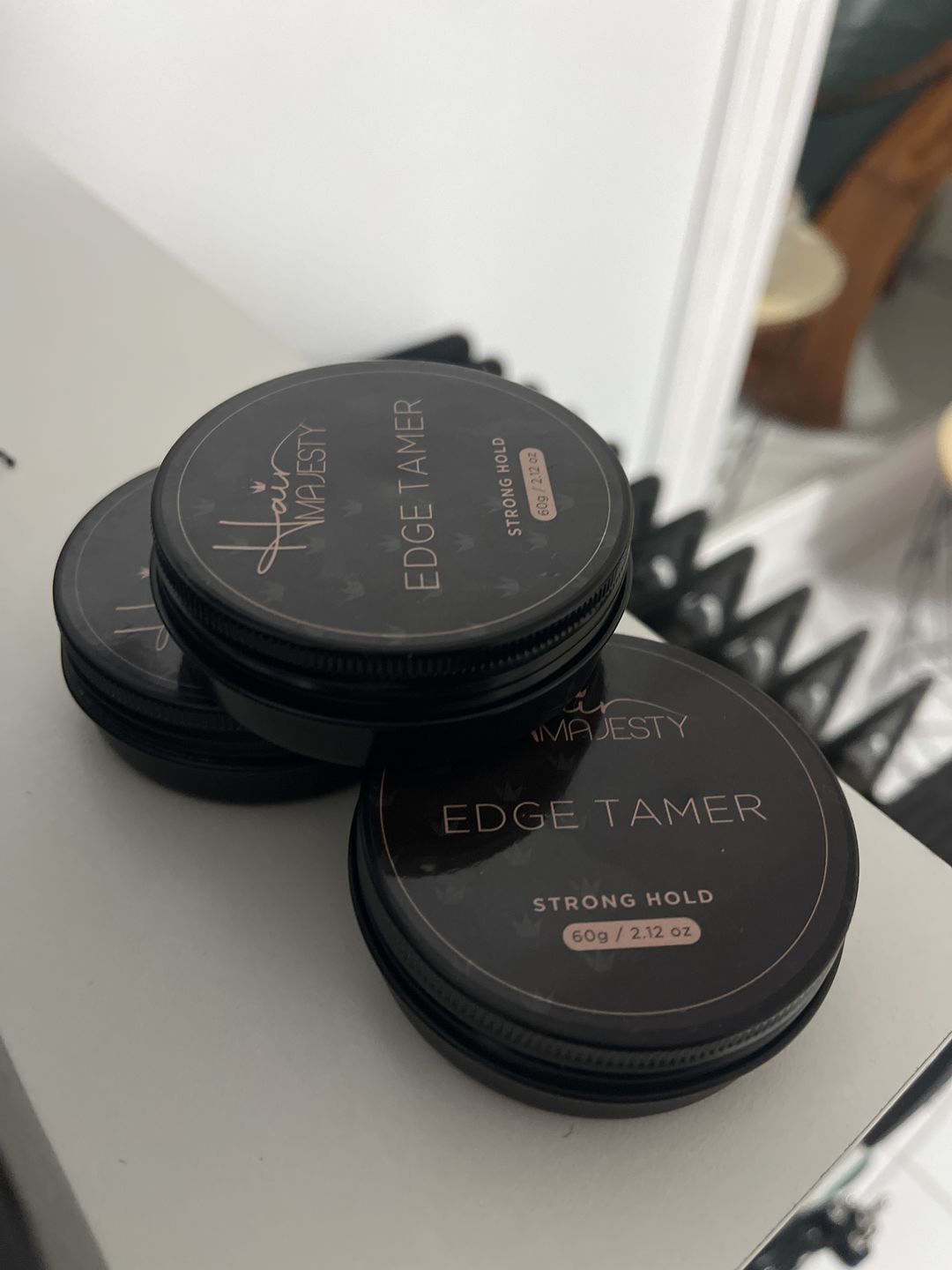 Customer photo review of Hair Majesty Wax Stick